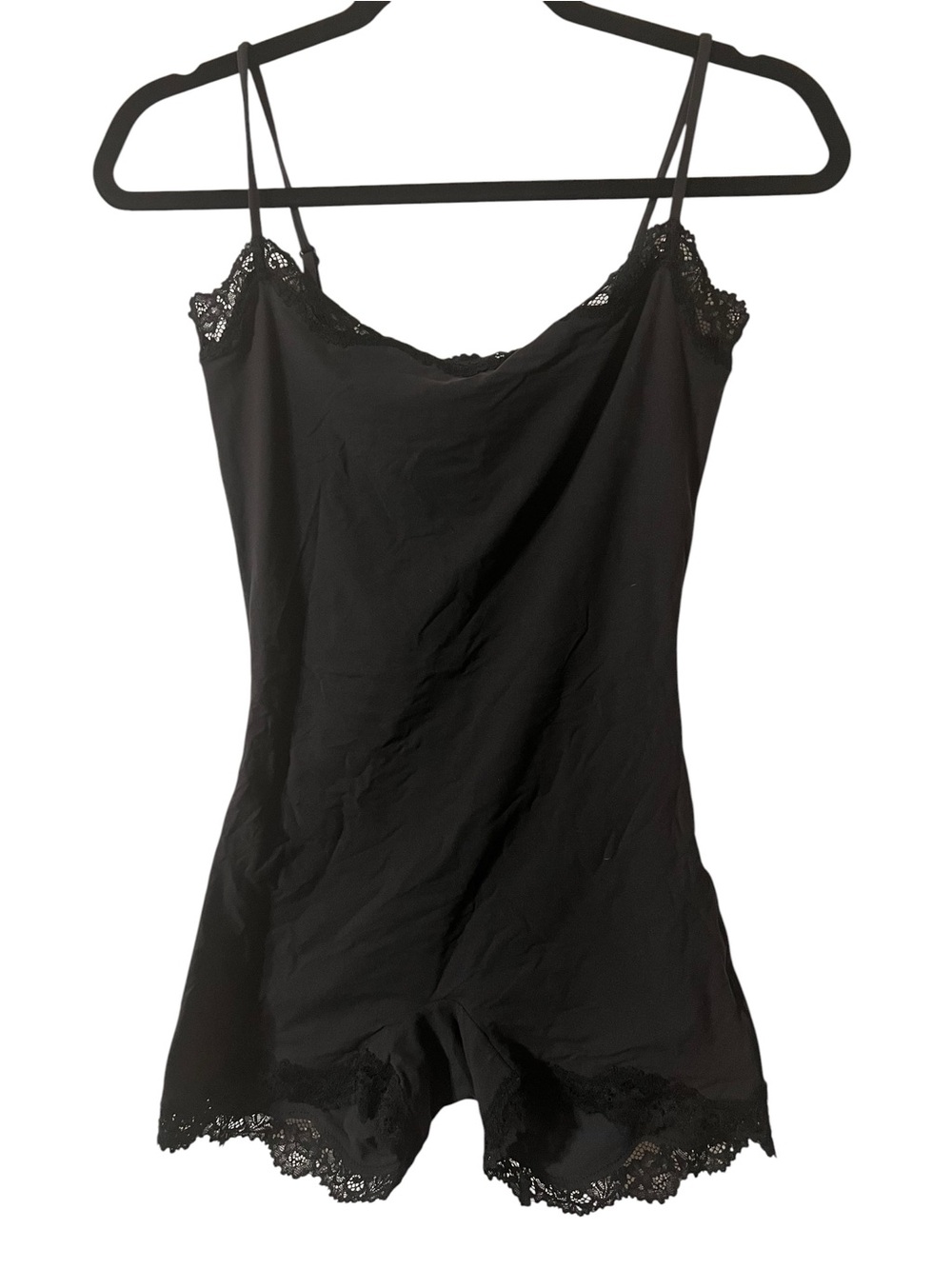 SKIMS fits everybody lace onsie in onyx - Picture 2 of 4